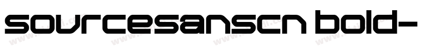 sourcesanscn bold字体转换